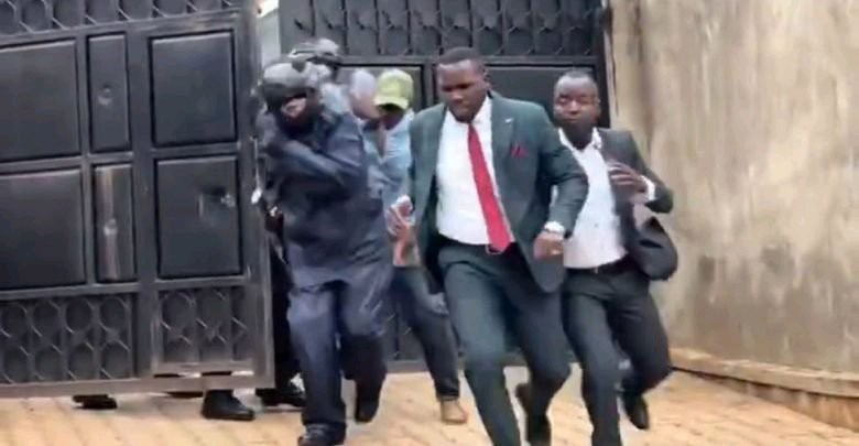 Its NUP That Confronted Our Security!! Police Reveals Why LoP Ssenyonyi And Journalists Were Thumped