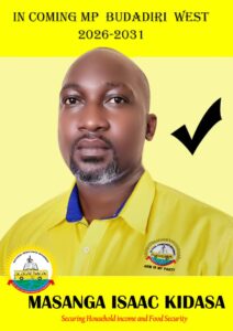 Masanga Isaac Kidasa!! A New Leader With A Vision For Budadiri West