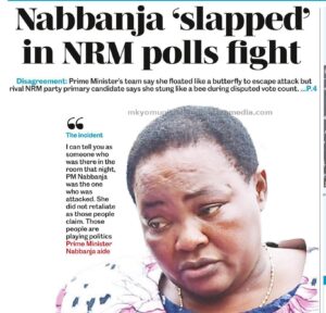 Why Prime Minister Nabbanja Was Slapped In The Face During NRM Primaries As Her Bodyguards Looked On