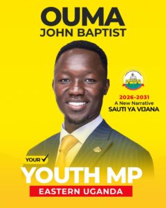 John Baptist Ouma Leading Eastern Youth MP Race By 70%