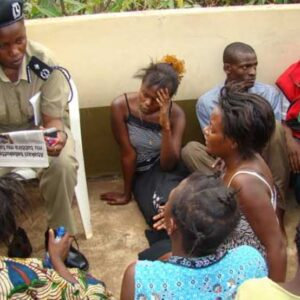 Woman Detained at Roundabout With Pastor’s Trousers After Allegedly Taking Them From Lodge During Commotion