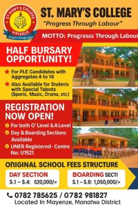 St. Mary’s College Mayenze Offers 50% Scholarships to Top O & A Level Students in Manafwa