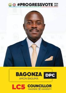 Baguma Amon Bagonza ‘DPC’  Takes Early Lead in Makerere University LC5 Councillor Race