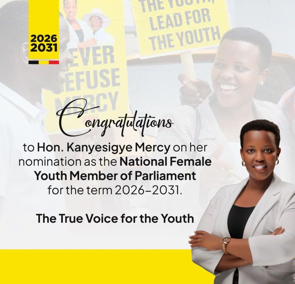 Mercy Kanyesigye Nominated for National Female Youth MP Seat, Pledges to Champion Youth Empowerment