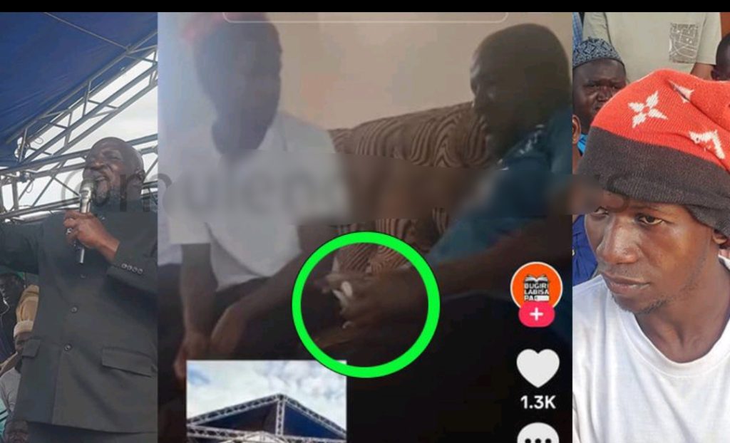 Take Money And Shut Up!! MP Asuman Basalirwa Filmed Bribing Chapati Seller Who Exposed Him At His Rally