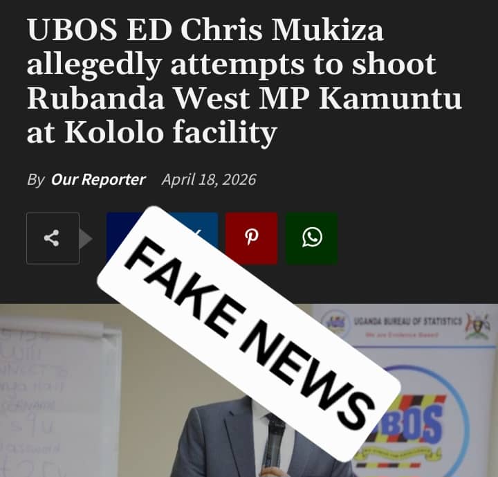 Baseless & Unfounded! Dr. Chris Mukiza Didn’t Attempt To Shoot At MP Moses Kamuntu