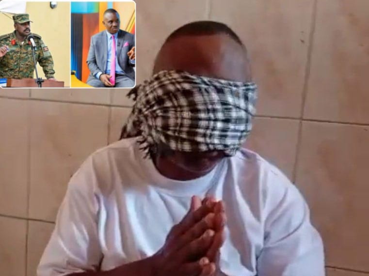 OMG!! Muhoozi Posts Photos Of Sick Lukwago Pleading In His Basement – Says He Has Used Over 5 Pampers