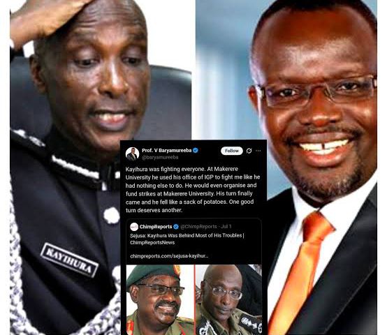 Shock!! Former Makerere VC Baryamureeba Accuses Ex-IGP Kayihura of Funding University Strikes During His Tenure