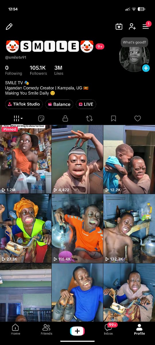 Meet smiletv91, the Ugandan creator using comedy to entertain online