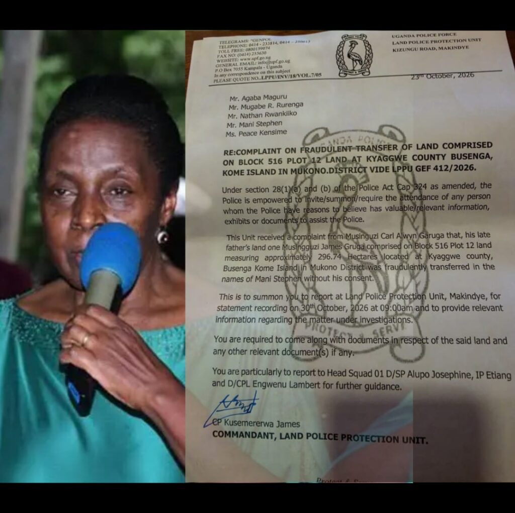 SHS40B SCANDAL: Police Summon Bagorogoza, Maguru Over Illegal Sale Of Garuga’s Kome Island To British Firm